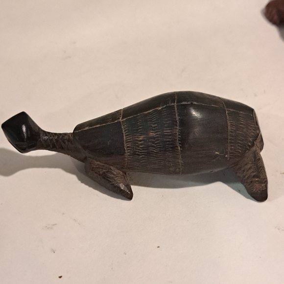 3 Vintage Exotic Rosewood and wood Hand Carved  Turtle Tortoise Figurines - Picture 11 of 14